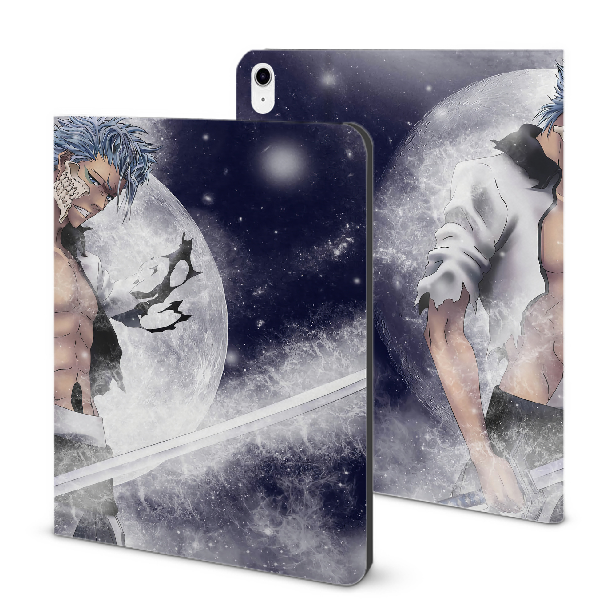 （画像用） ブリーチ BLEACH IPad ケース ブック型 PUレザー TPU 耐衝撃 軽量 薄型 ペン収納なし 全面保護 IPad 各モデル対応